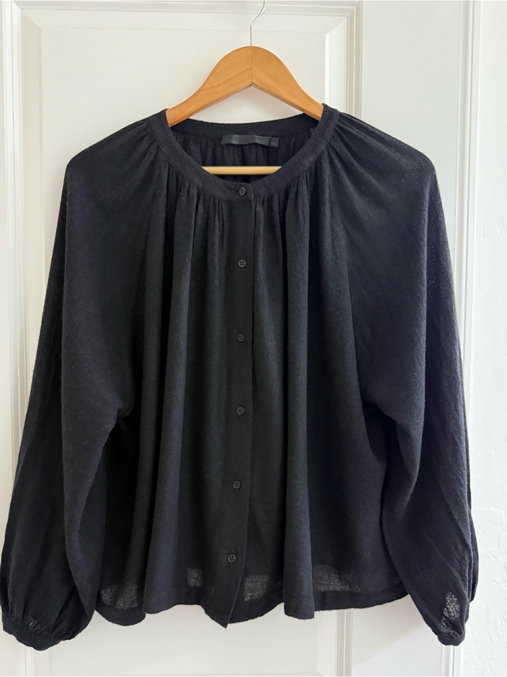 Jenni Kayne lightweight drapey wool blend cardigan sweater